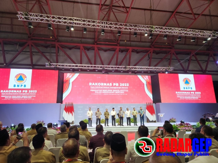 Sekda Rohil Hadiri Rakornas Penanggulangan Bencana Tahun 2023 di Jakarta