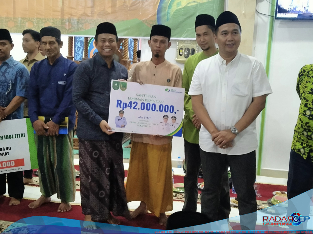 Wabup Rohil Dampingi Safari Ramadhan Sekdaprov Riau di Masjid Al-Khairiyah Bagansiapiapi