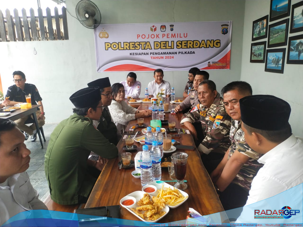 Polresta Deli Serdang Laksanakan Pojok Pemilu Dalam Menciptakan Harkamtibmas Jelang Pilkada 2024
