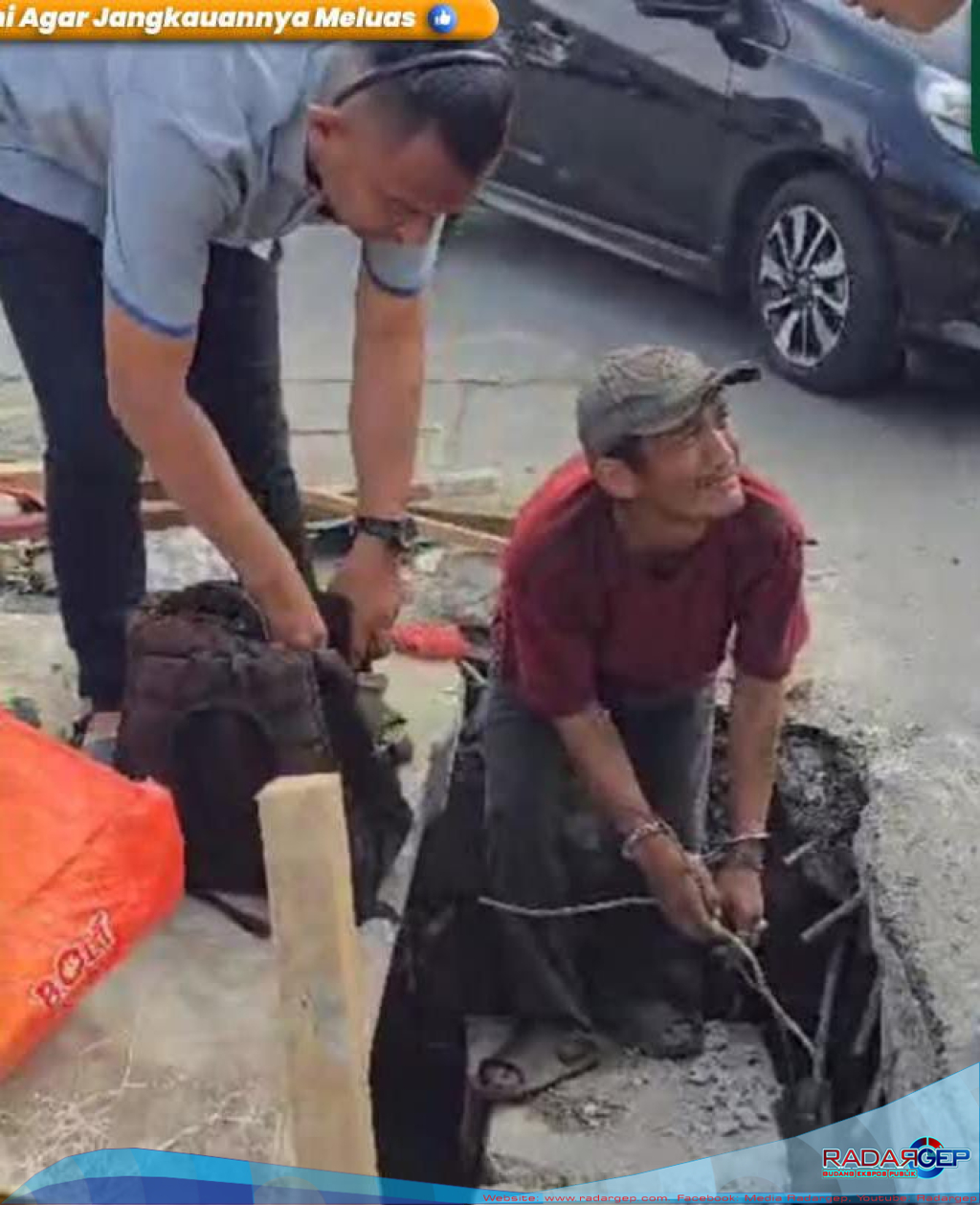Seorang Pria di Medan Diamankan Polisi atas Dugaan Pencurian Besi Saluran Air
