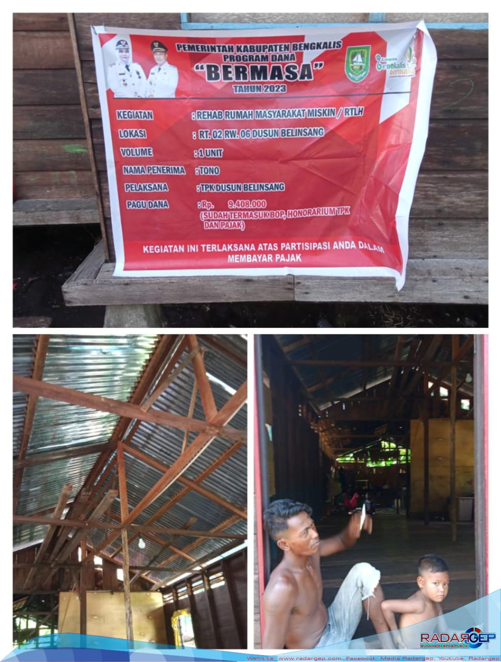 Pemdes Bantan Timur Telah Laksanakan Dana Bermasa