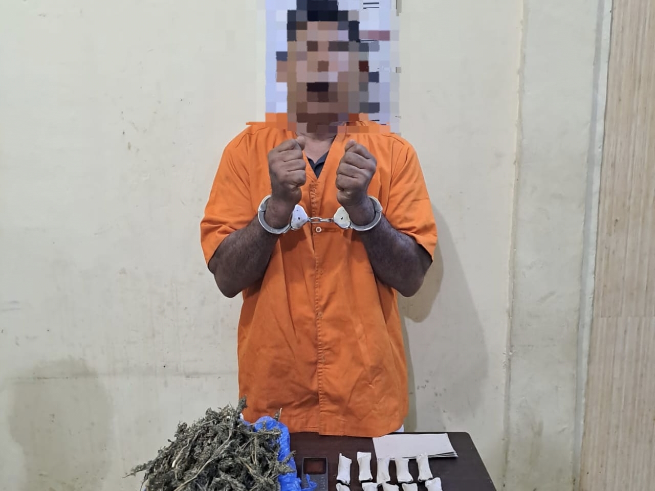Sat Res Narkoba Polres Langkat Tangkap Seorang Pemilik Narkoba