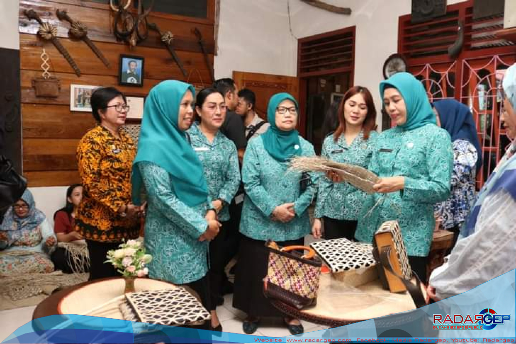 Pj Ketua TP PKK Sumut Kunjungi Galery BPWN Usaha DD di Kota Gunungsitoli