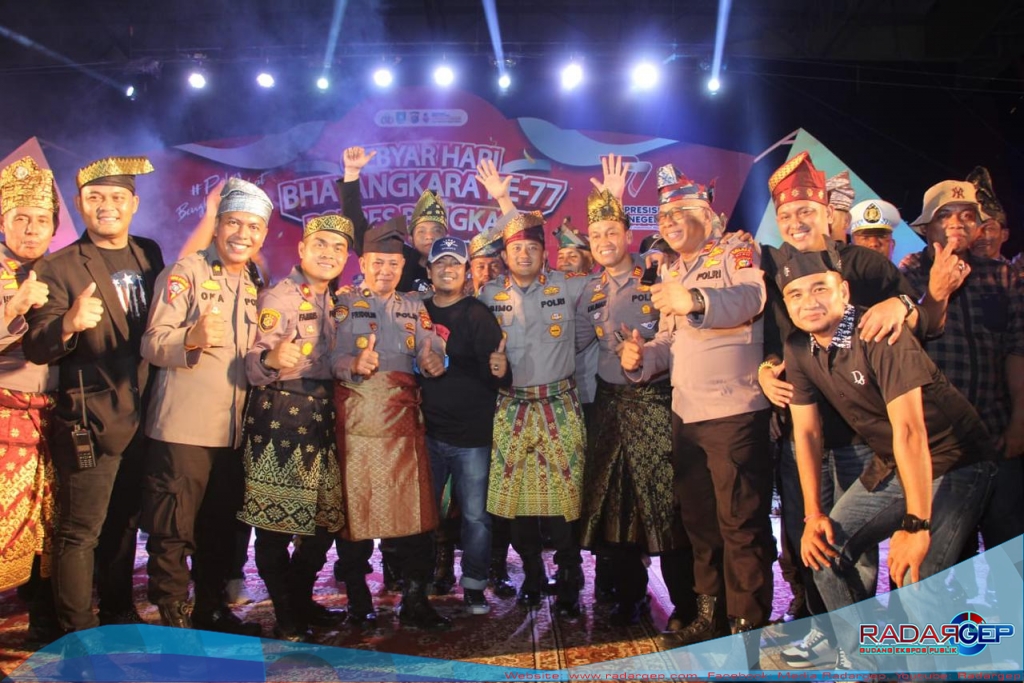 Gebyar Malam Puncak Hari Bhayangkara Ke - 77 Bersama Polres Bengkalis