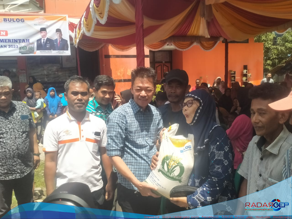 Bupati Rohil Launcing  Penyaluran Cadangan Beras  Pemerintah 2023