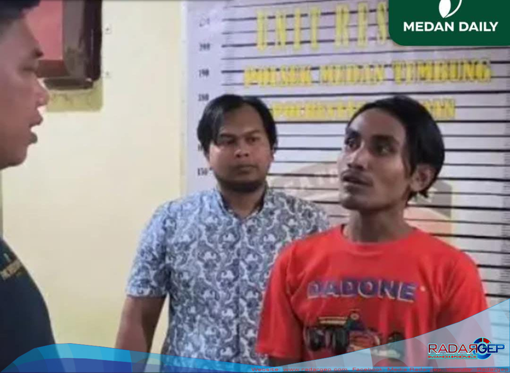 Polsek Medan Tembung Tangkap Pelaku Pencurian Rak Sepatu di Pesantren