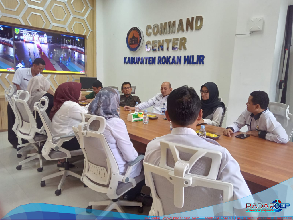 Diskominfotiks Rohil Sambut Kunjungan Diskominfotik Riau terkait Pembinaan PPID