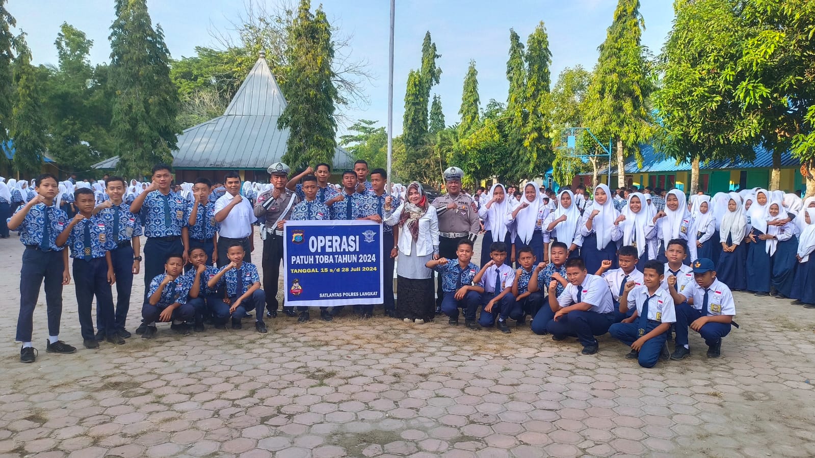 Operasi Patuh Toba 2024, Satlantas Polres Langkat Goes to School