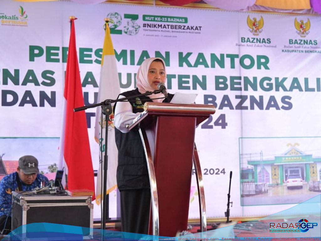 Resmikan Kantor Baznas Bengkalis, Bupati Apresiasi Pengumpulan ZIS