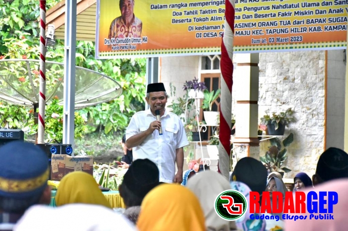 Pj Bupati Kampar Apresiasi Sugianto Peduli Tetangga Yang Menjadi Program Pemerintah