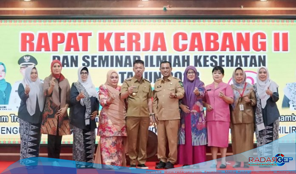 Bupati Rohil Buka Raker Cabang ll dan Seminar Ilmiah Kesehatan HUT IBI Ke-72