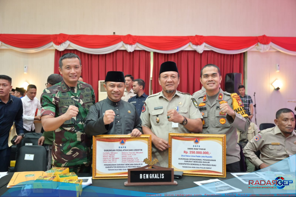 Bupati Bengkalis Rapat Bersama BNPB Republik Indonesia
