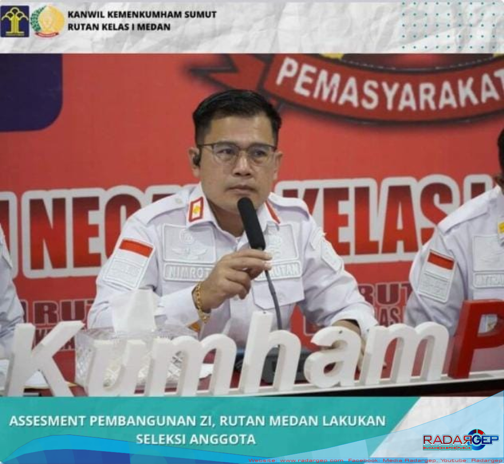 Assessment Pembangunan ZI, Rutan Medan Lakukan Seleksi Anggota