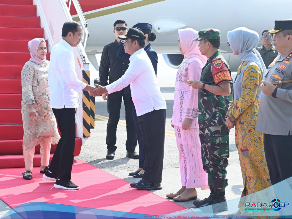 Pj Gubernur Hassanudin Sambut Kedatangan Presiden RI Joko Widodo