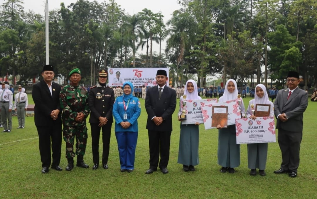 Polresta Deli Serdang Ikuti kegiatan Upacara Bela Negara Ke-76
