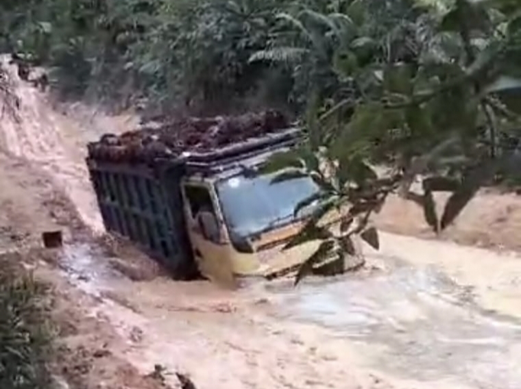Jalan Rusak Parah, Ekonomi Lumpuh Total, Warga Minta Perhatian Pemda Kampar
