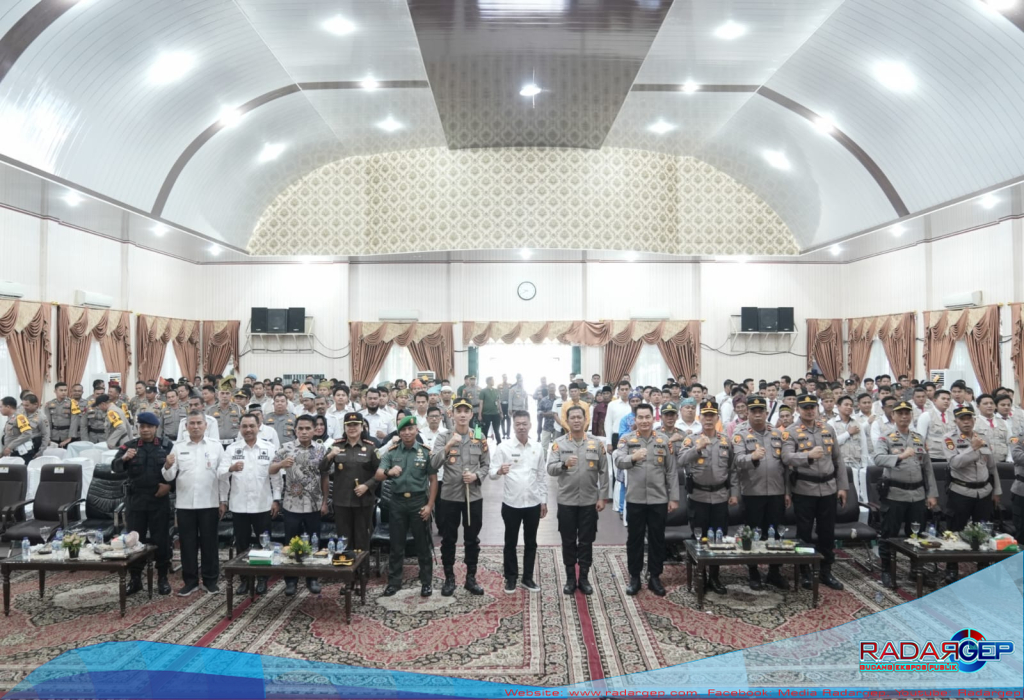 Bupati Rohil Hadiri Launching Polisi RW Jajaran Polda Riau