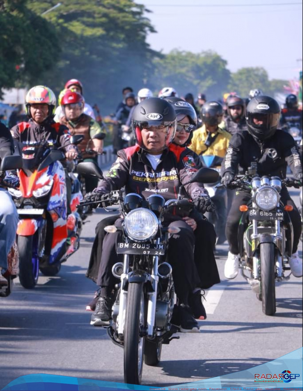 Pimpin Konvoi Sunmori Dari Tenayan Ke Asia Heritage Rumbai