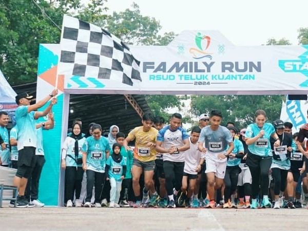 Pjs Bupati Kuansing Lepas Family Run RSUD Taluk Kuantan