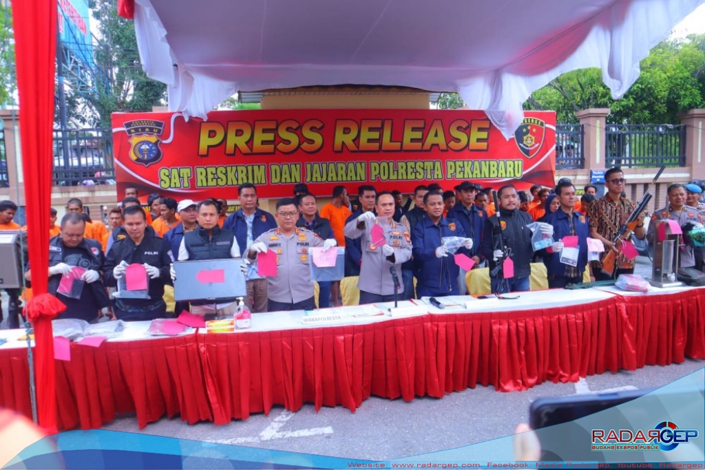 Operasi Ketupat 2023, Polresta Pekanbaru Berhasil Amankan 41 Penjahat