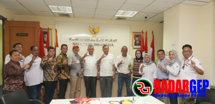 Pj Bupati Kampar Rapat Persiapan Hari Keterbukaan Informasi Nasional (HKIN) Bersama KI Pusat