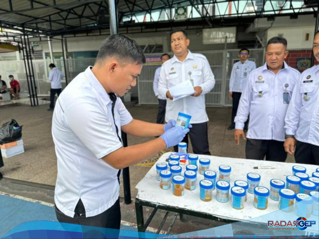 Lapas Kelas IIA Bagansiapiapi Gelar Tes Urin, 40 Warga Binaan Negatif Narkoba
