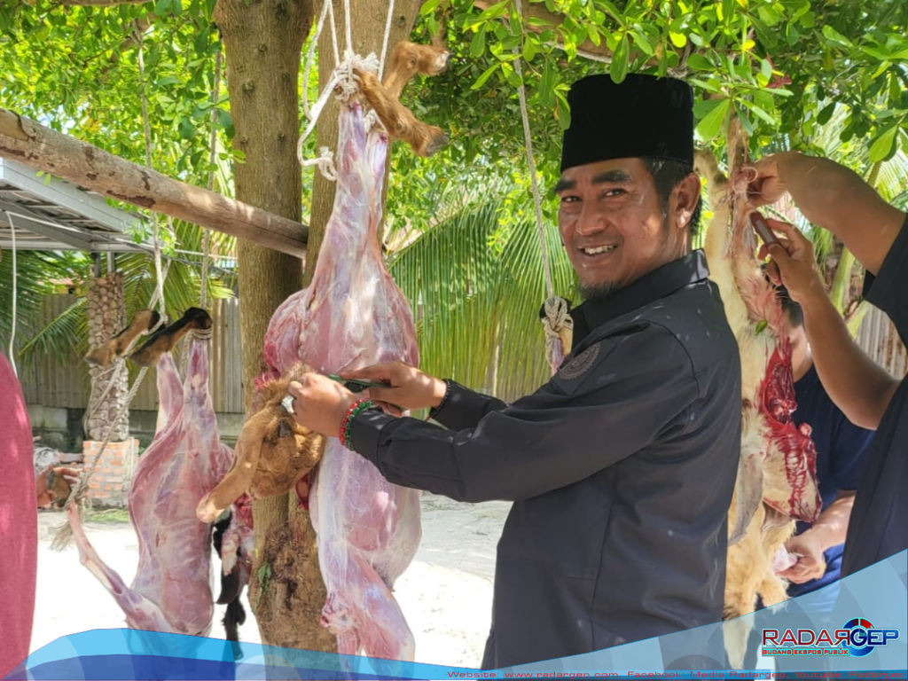 DPP Santri Tani NU Melakukan Pemotongan Hewan Qurban Pada Hari Kedua Idul Adha 1445 H