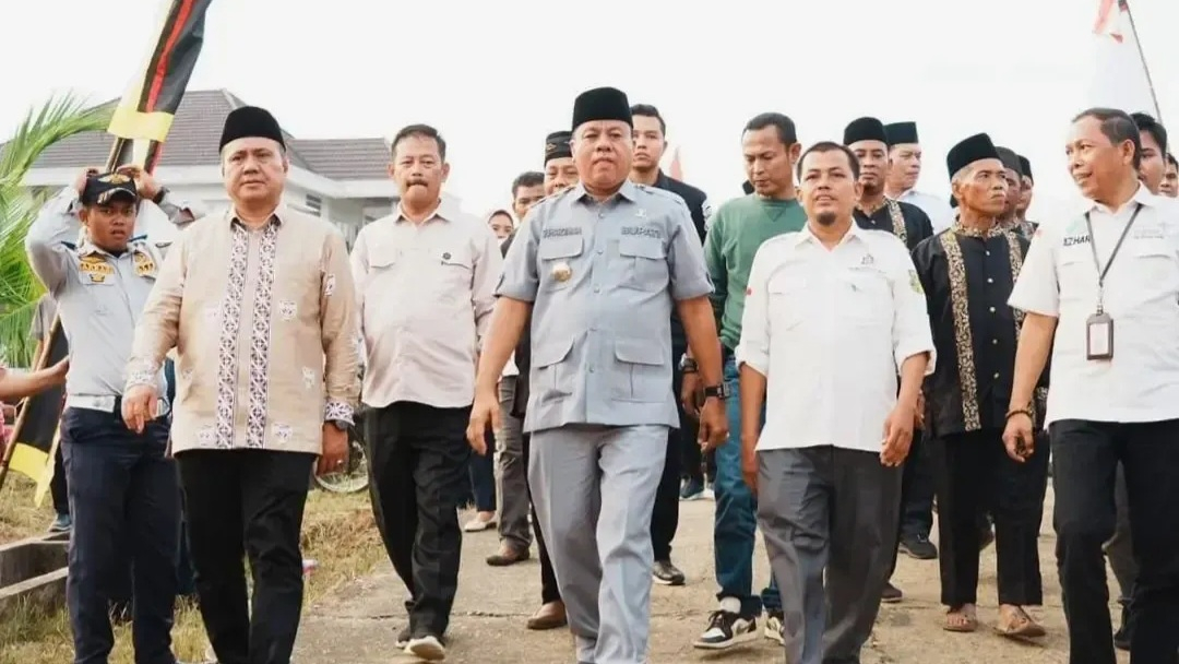 Jufrizal Hadiri Pelayuran Jalur Mahkota Alam Bukit Piramid