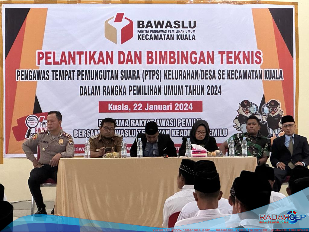 Hadiri Pelantikan PTPS, Kapolsek Kuala Jadilah Pengawas Profesional