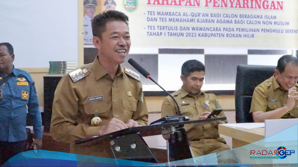 Bupati Rohil Minta Semua Pihak Jaga Netralitas Saat Buka Tahap Pilpeng