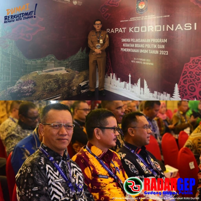 Sekda Kota Dumai Hadiri Rapat Koordinasi Nasional Untuk Dukung Pemilu 2024