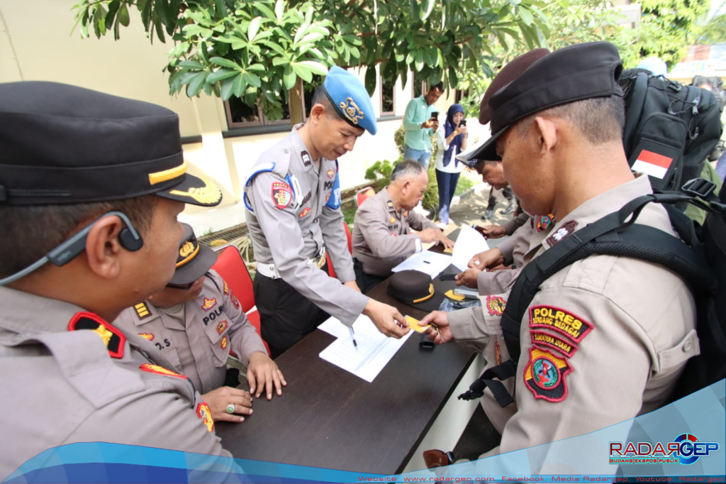 Polres Sergai Gelar Apel Pengamanan PAM di TPS