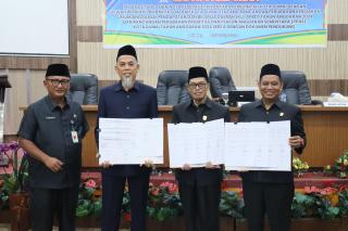 Pemko Bersama DPRD Kota Dumai Teken Nota Kesepakatan, APBD Perubahan TA 2024