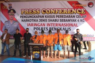 Polres Bengkalis Amankan Sabu yang Berada di Loket Penyebrangan Roro