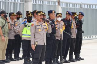 Closing Ceremony PON XXI, Polresta Deli Serdang Laksanakan Apel Persiapan Pengamanan