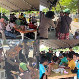 Program Berbagi Sarapan Gratis Direktorat Samapta Polda Riau, Hasil Masakan Polwan
