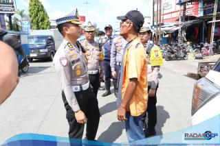 Patroli Gabungan Ditlantas Polda Sumut, Tertibkan PKL dan Parkir Liar