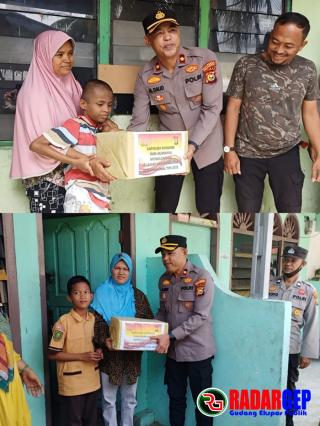 Peringati Hari Disabilitas Internasional Polsek Sukajadi Salurkan Bansos Kepada Warga Penyandang Disabilitas