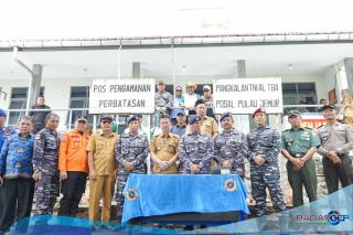 Bupati Rokan Hilir Saksikan Penyerahan Pengelolaan Pulau Jemur dari Lanal Tanjung Balai ke Lanal Dumai