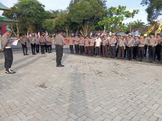 Hari Ketiga, Polres Langkat Melakukan Pengamanan Cabang Olahraga Sambo PON XXI Aceh-Sumut
