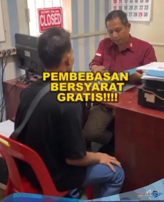7 Orang Warga Binaan Rutan I Medan Mendapatkan Pembebasan Bersyarat