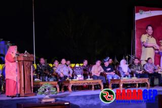 Bupati Kasmarni Buka Talkshow Dan Malam Kreasi Pesona Bermasa