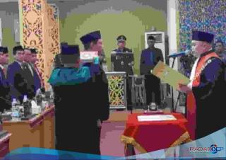 Syafrizal Resmi Jabat Ketua DPRD Pelalawan 2024-2029