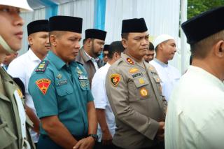 Kapolres Pelabuhan Belawan Hadiri Safari Dakwah dan Tabligh Akbar di Kecamatan Medan Deli