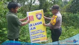 Cegah Karhutla, Polsek Gunung Meriah Himbau Pencegahan Karhutla ke Masyarakat