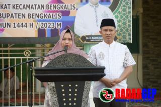 Safari Ramadhan di Masjid Al Falah, Bupati Targetkan Pembangunan Jalan Lingkar Pulau Bengkalis Tuntas di 2024