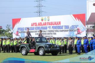 Danau Toba, Polda Sumut Rekayasa Lalulintas Kota Balige