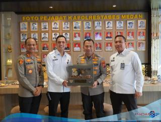 Perkuat Sinergi Penegakan Hukum, Kepala Rutan Kelas I Medan Silaturahmi Ke Polrestabes Medan