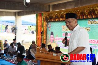 Silahturahmi Dengan Masyarakat Desa Domo, Pj. Bupati Kampar:  Terus Jalin Silahturahmi, Memperkuat Ukhuwah Islamiah, Insania Dan Wathoniyah