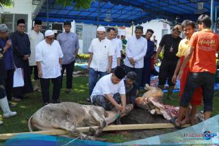 Rutan Kelas I Medan Gelar Sholat Idul Adha dan Pemotongan Hewan Qurban